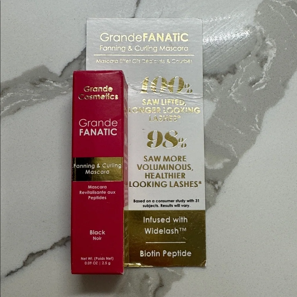 🌸5/$25🌸 Grande Cosmetics grande fanatic fanning & curling mascara